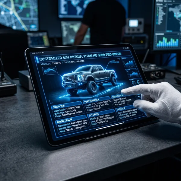 White-glove concierge truck sourcing digital command center